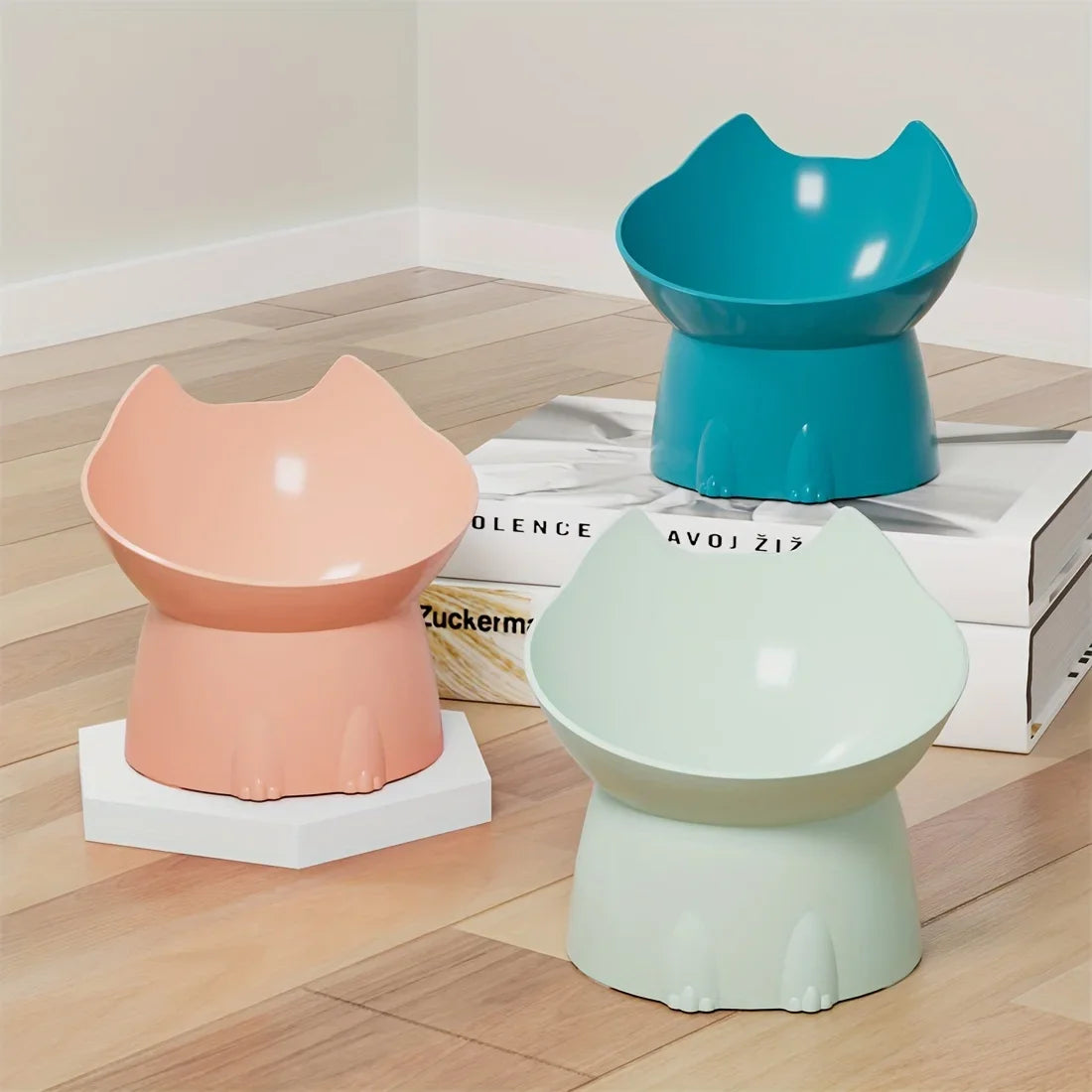 Gamelle WhiskerWare surélevée pour chat - luniversdesfelins
