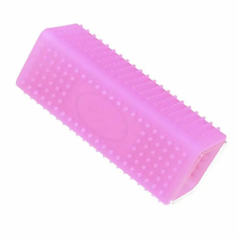 Brosse en silicone pour le nettoyage des poils d'animaux, efficace pour les poils de chat, outil de nettoyage en caoutchouc creux. - L Univers Des Felins