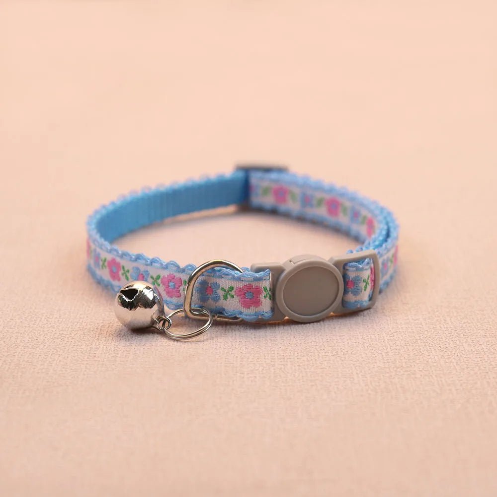 Collier pour chats tissé à la main au design vintage. - L Univers Des Felins