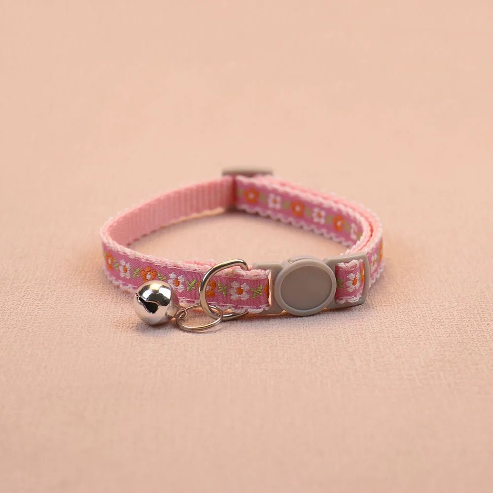 Collier pour chats tissé à la main au design vintage. - L Univers Des Felins