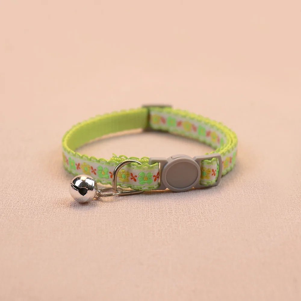 Collier pour chats tissé à la main au design vintage. - L Univers Des Felins
