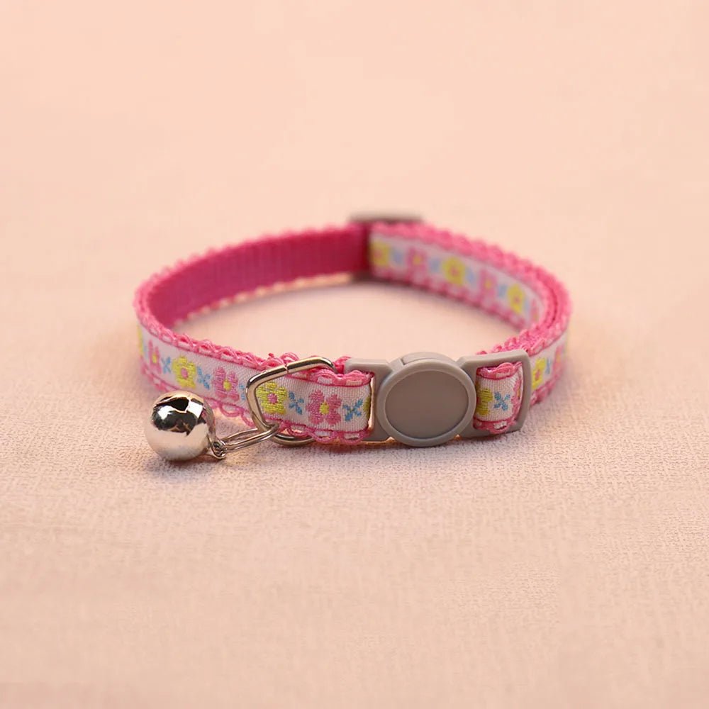 Collier pour chats tissé à la main au design vintage. - L Univers Des Felins