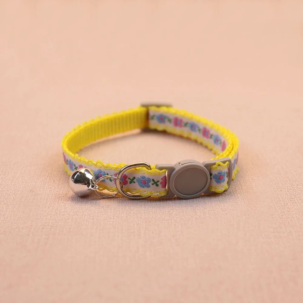Collier pour chats tissé à la main au design vintage. - L Univers Des Felins