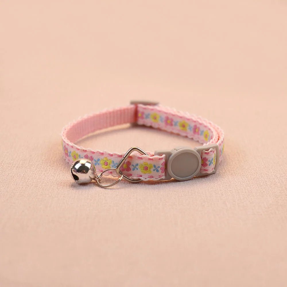 Collier pour chats tissé à la main au design vintage. - L Univers Des Felins