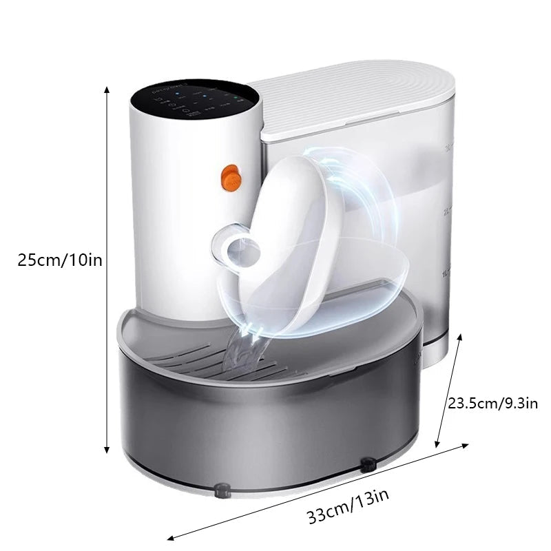 Fontaine à eau automatique et rechargeable pour chat - L Univers Des Felins
