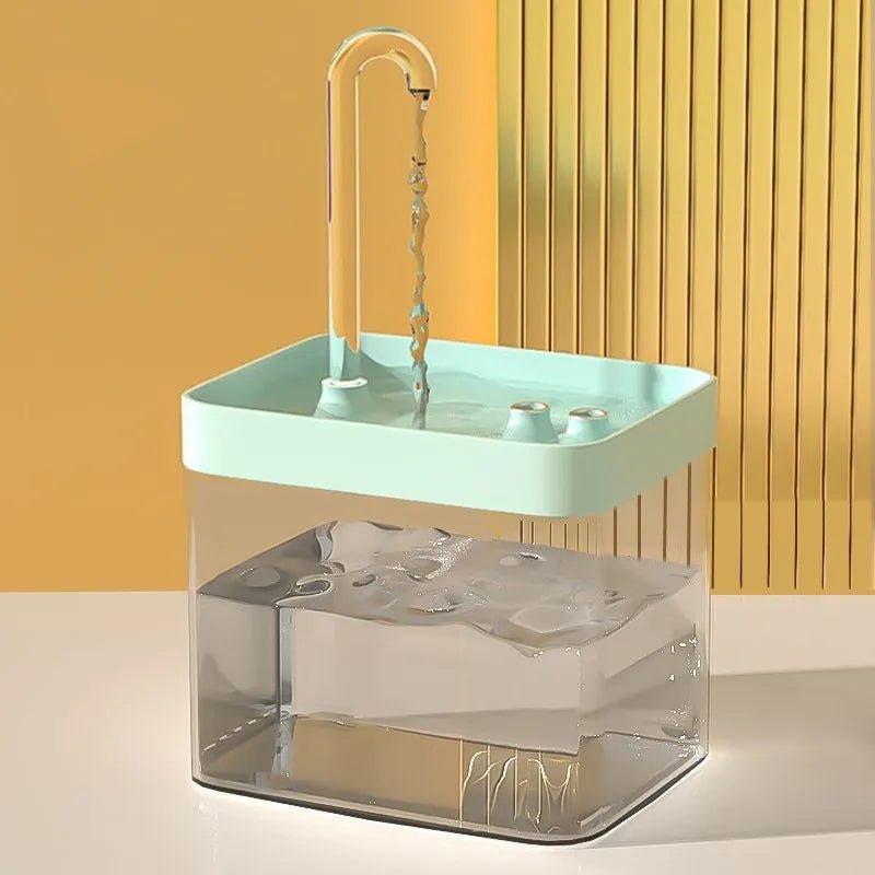 Fontaine à eau intelligente pour chat avec filtre automatique, alimentée par USB - L Univers Des Felins