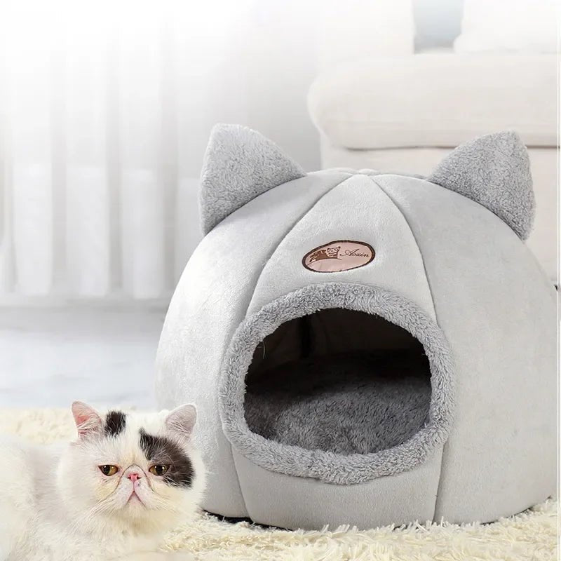nouveau lit d hiver pour chat,confort de sommeil profond - L Univers Des Felins