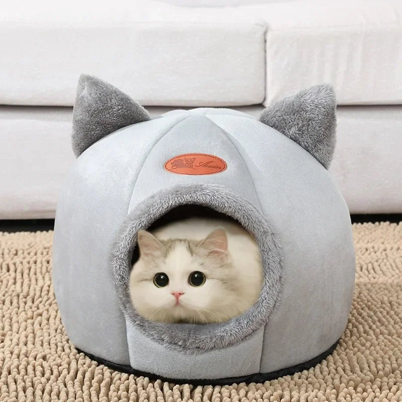 nouveau lit d hiver pour chat,confort de sommeil profond - L Univers Des Felins