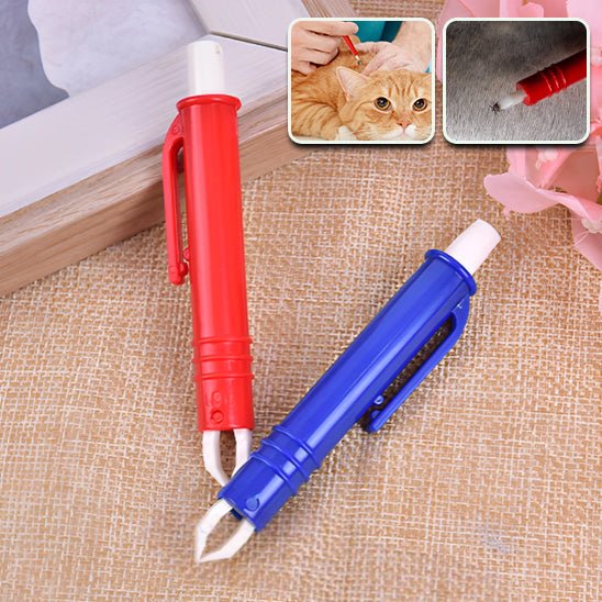 Pince anti - tiques et anti - puces pour chats pour l'épilation et le toilettage. - L Univers Des Felins