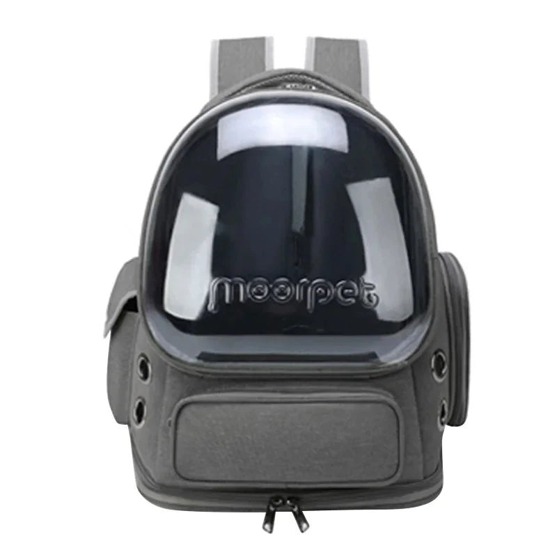 Sac ados pour chat gris