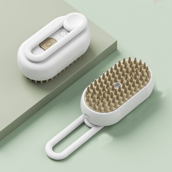 brosse- pour chat blanc