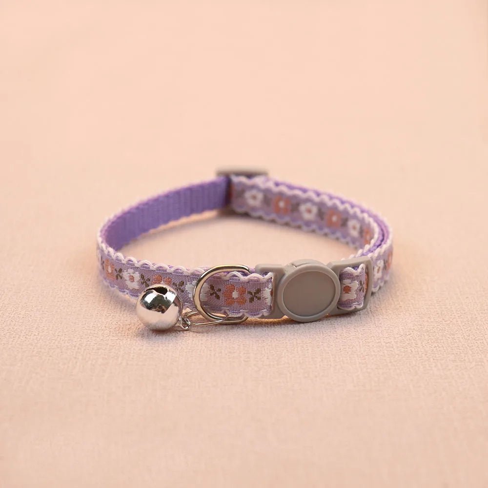 Collier pour chats tissé à la main au design vintage. - L Univers Des Felins