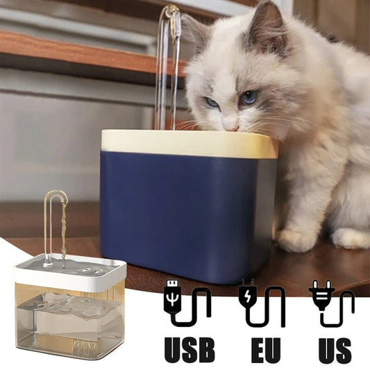 Fontaine à eau automatique pour chats de 1,5 L - L Univers Des Felins