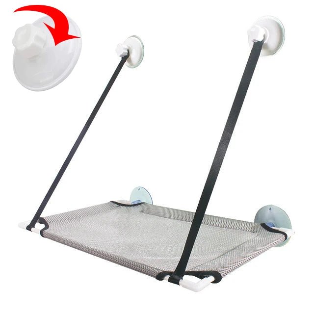 Lit hamac double étage pour chat, à suspendre à la fenêtre, siège ensoleillé pour chatons, lit de jeu, fixation murale par ventouses puissantes. - L Univers Des Felins